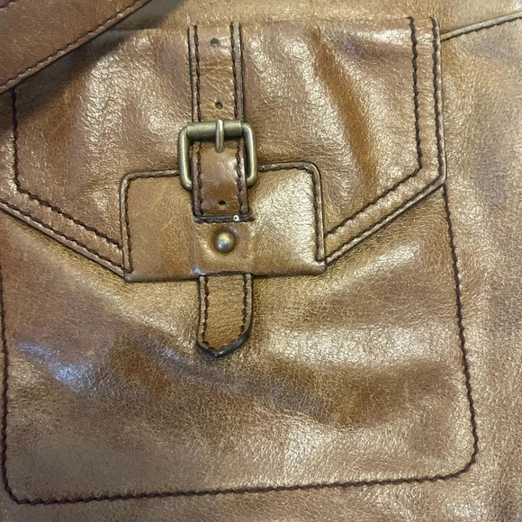 Marks  and Spencer vintage crossbody bag brown in good used condition - Picture 10 of 11